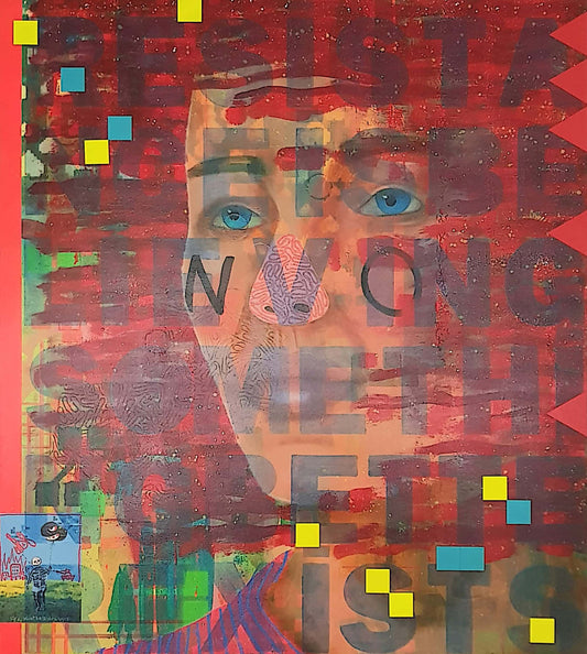 RESISTANCE - 100cm x 111cm. POA